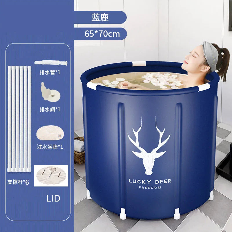Frigusly Elk Print Ice Bath Bucket