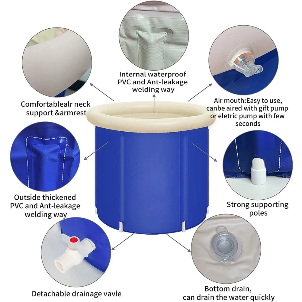 Frigusly Inflatable Cold Plunge Tub