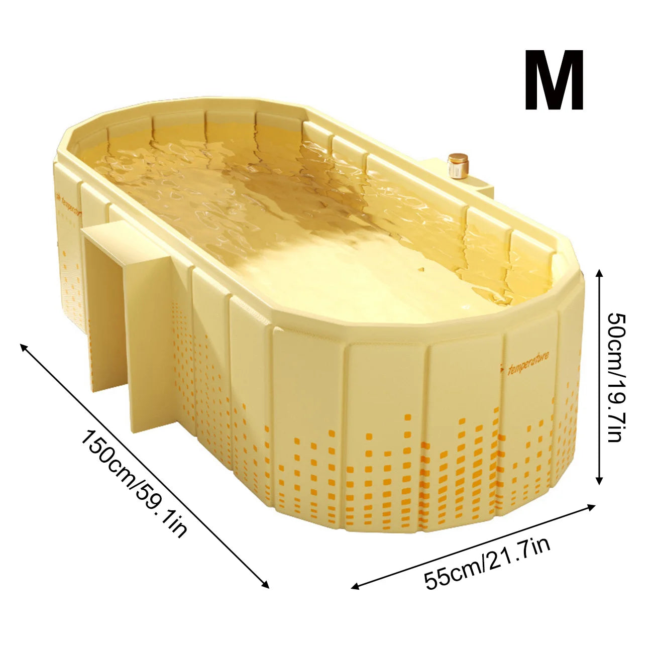 Frigusly Arctic Foldable Ice Bath Tub