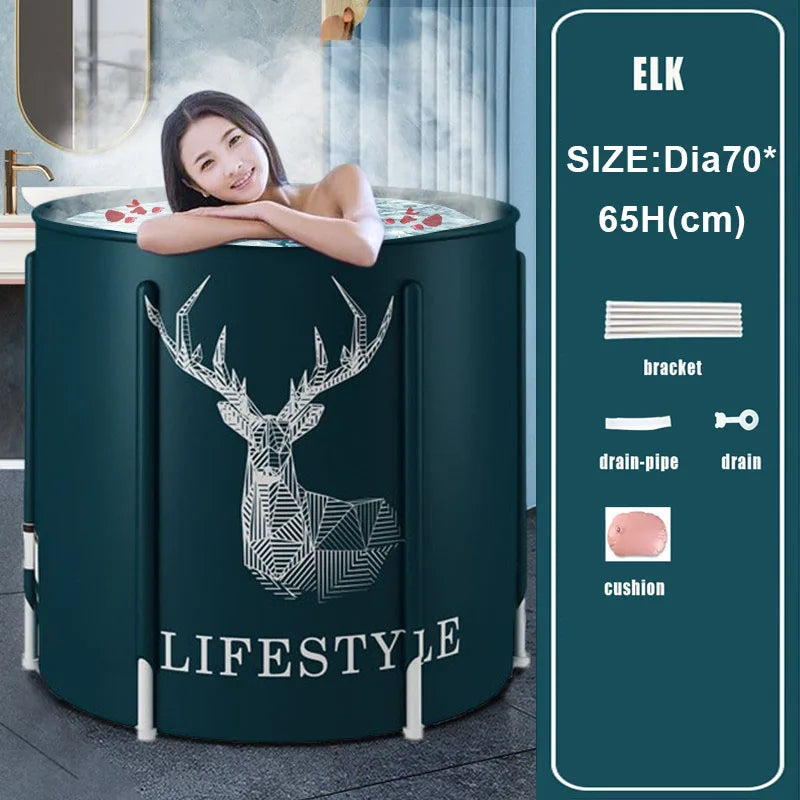 Frigusly Elk Print Ice Bath Bucket