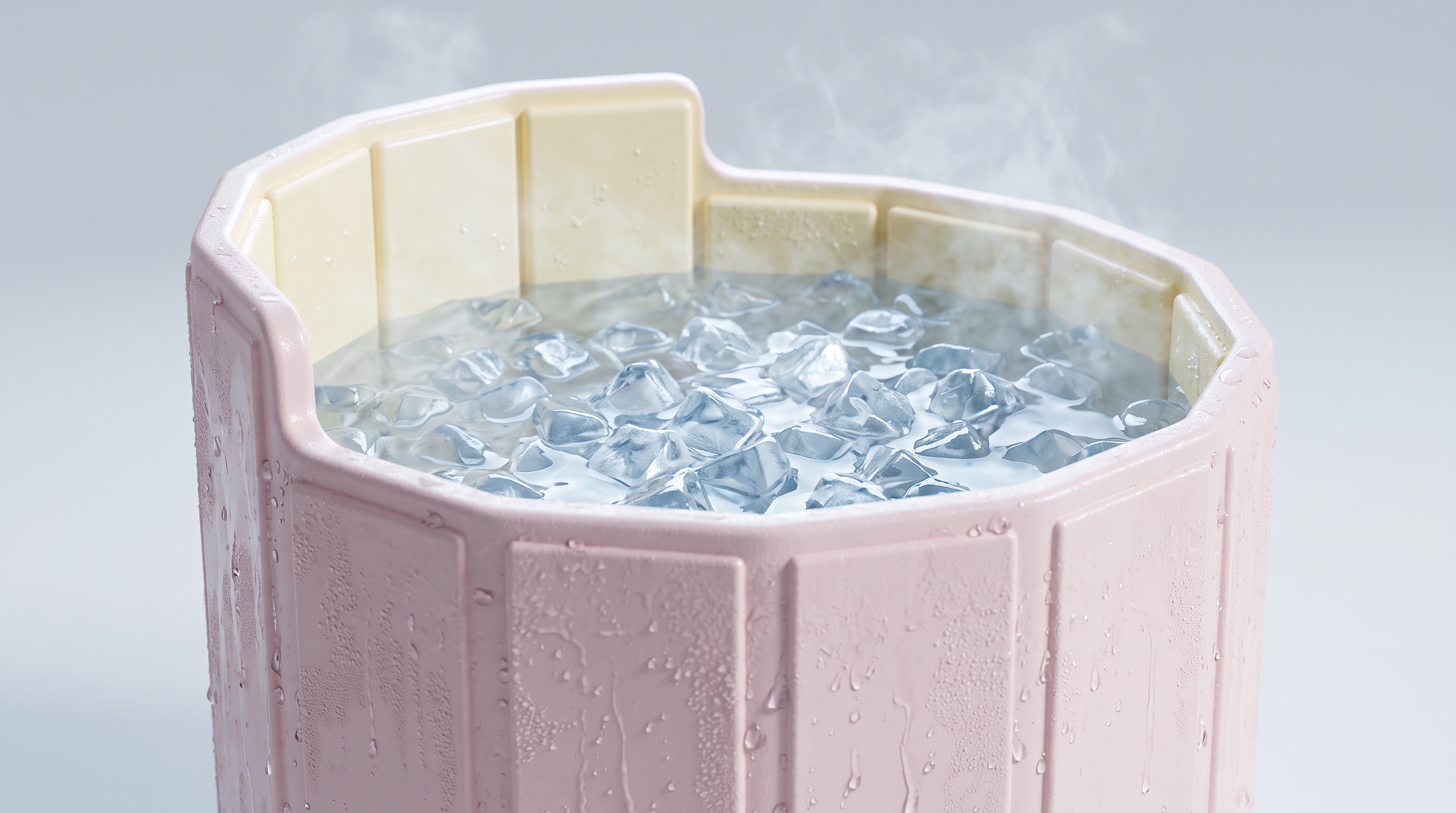 Home Ice Bath – Pink Round Chill Reset