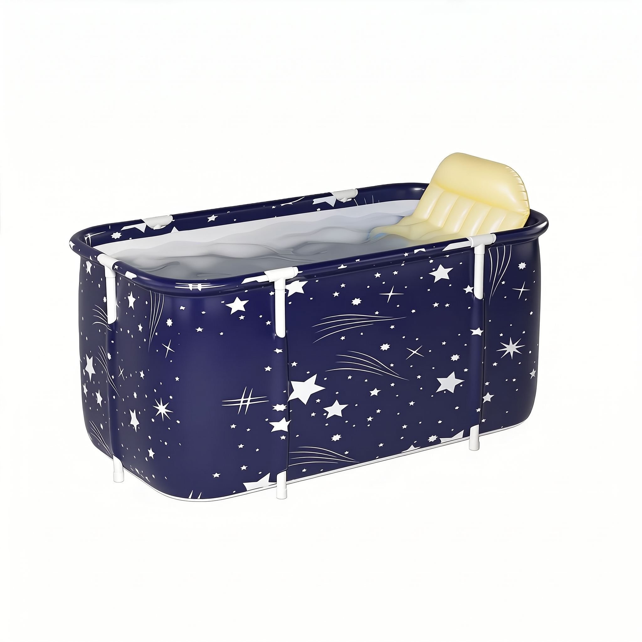 Folding Bathtub with Backrest