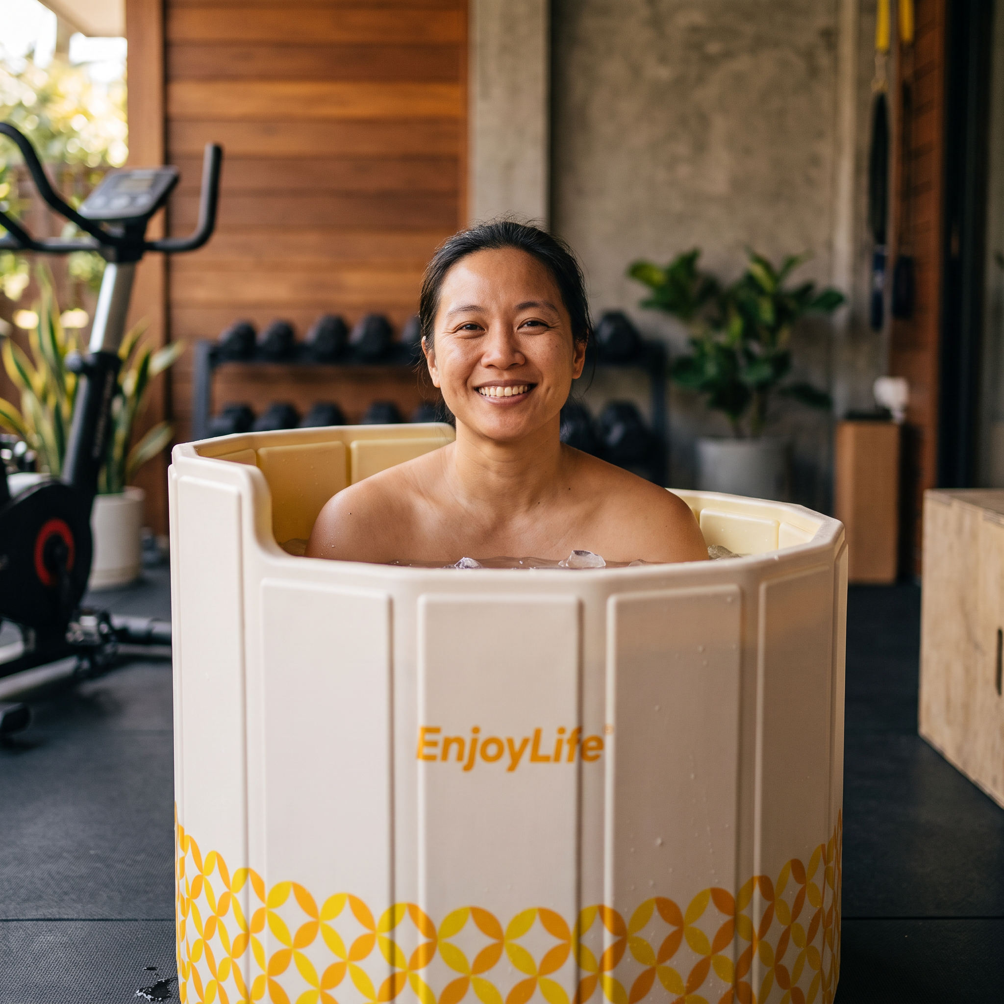 Cold Plunges – Yellow Round Refreshing