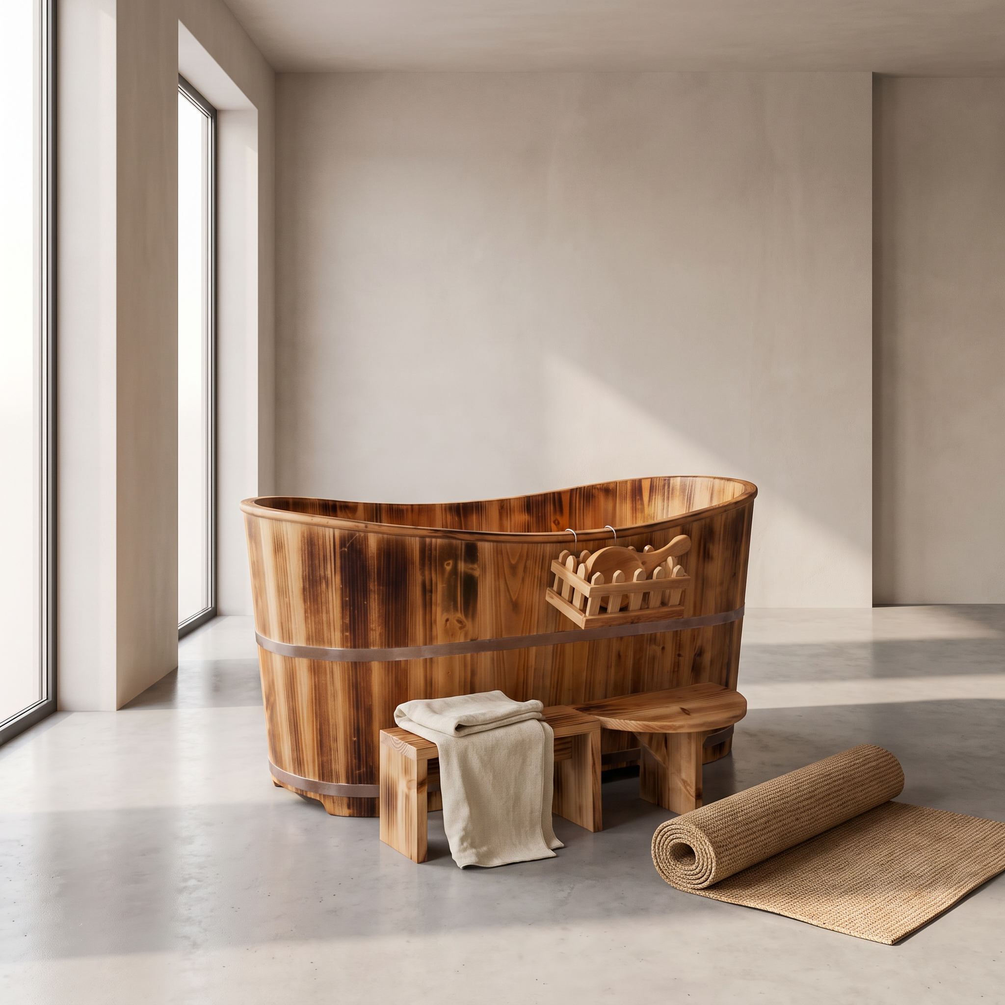 Barrel Ice Bath – Fir Wood Small Revive