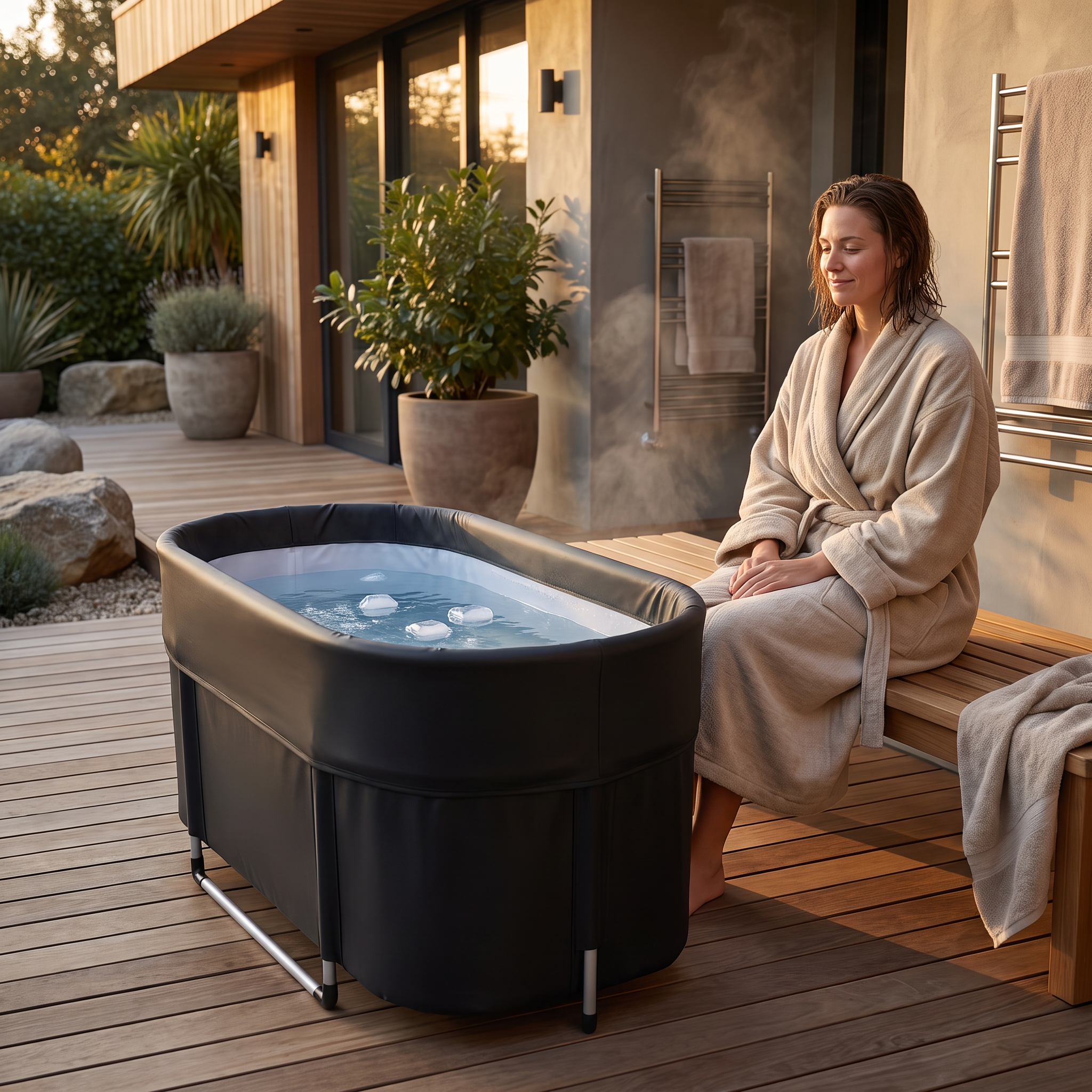 Metal Ice Bath – Floor-Standing Chill Reset