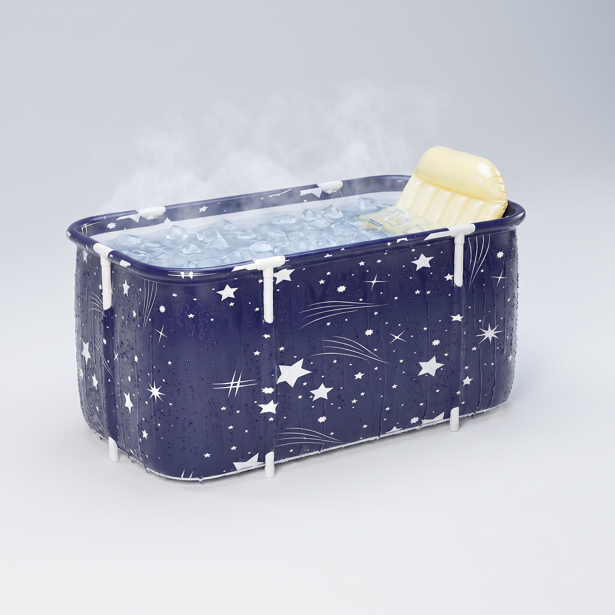 Folding Bathtub with Backrest