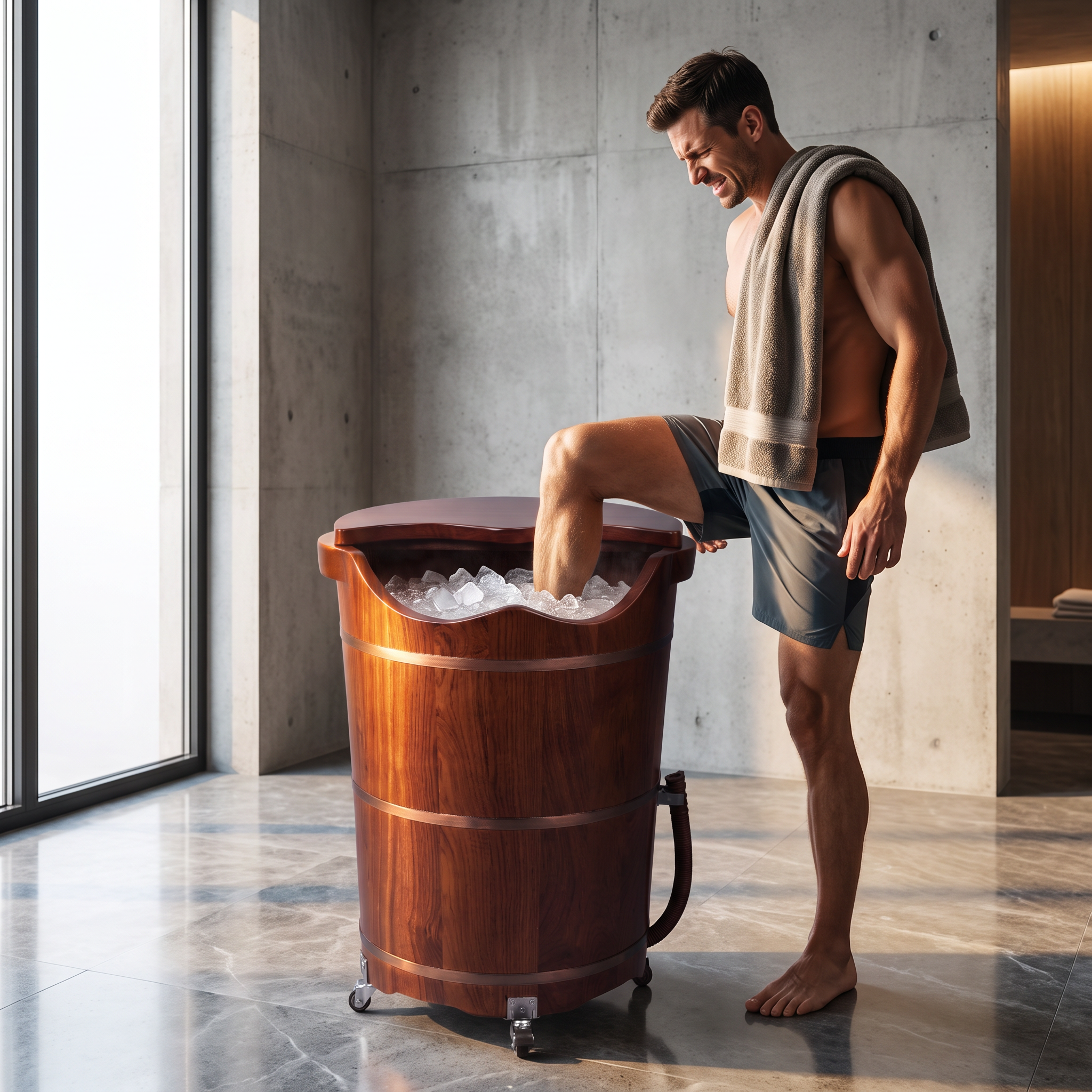 Cold Therapy – Wooden Foot Soak Revive