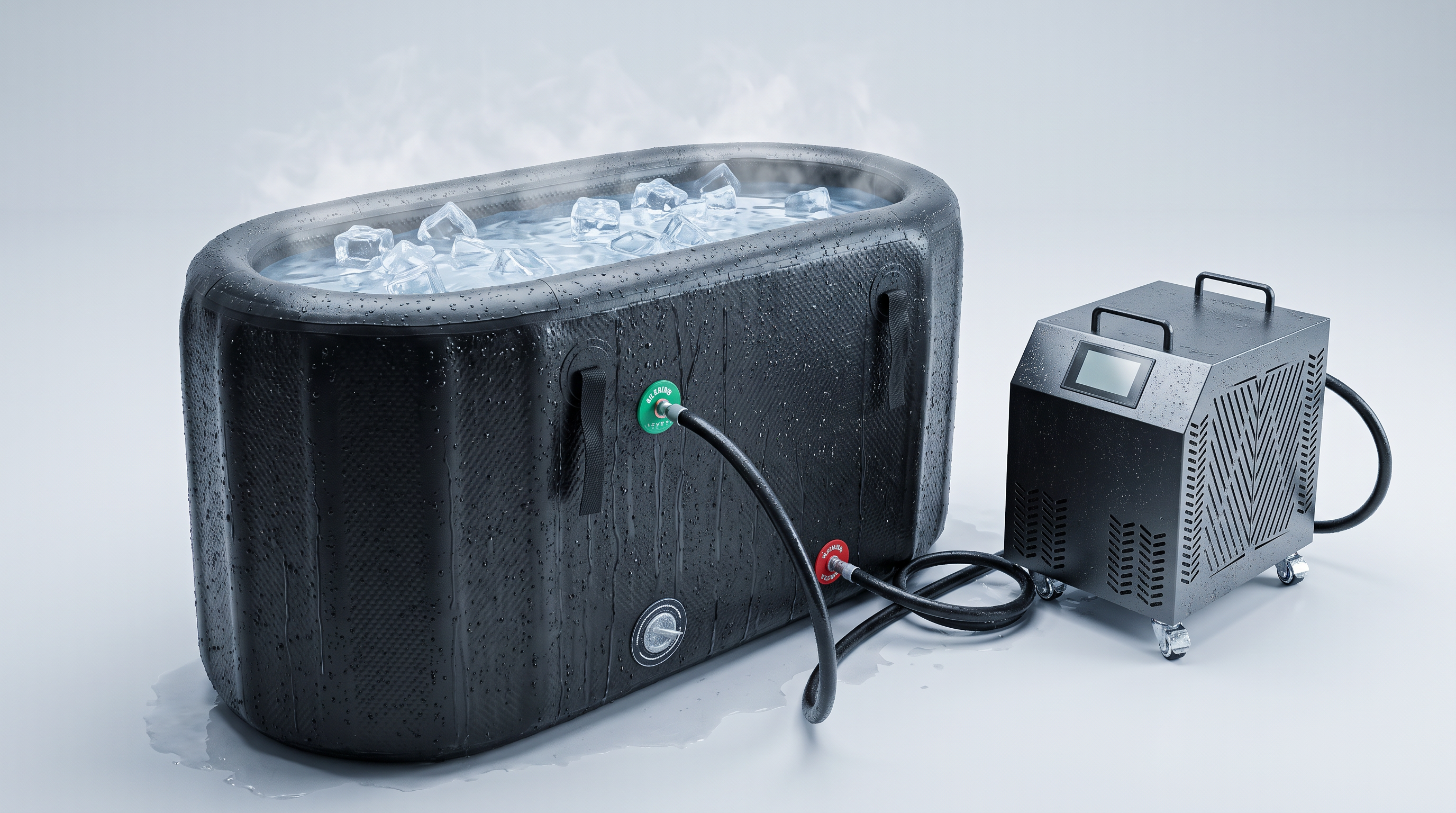 Ice Bath Tub with Chiller – Inflatable Cold Plunge Bundle