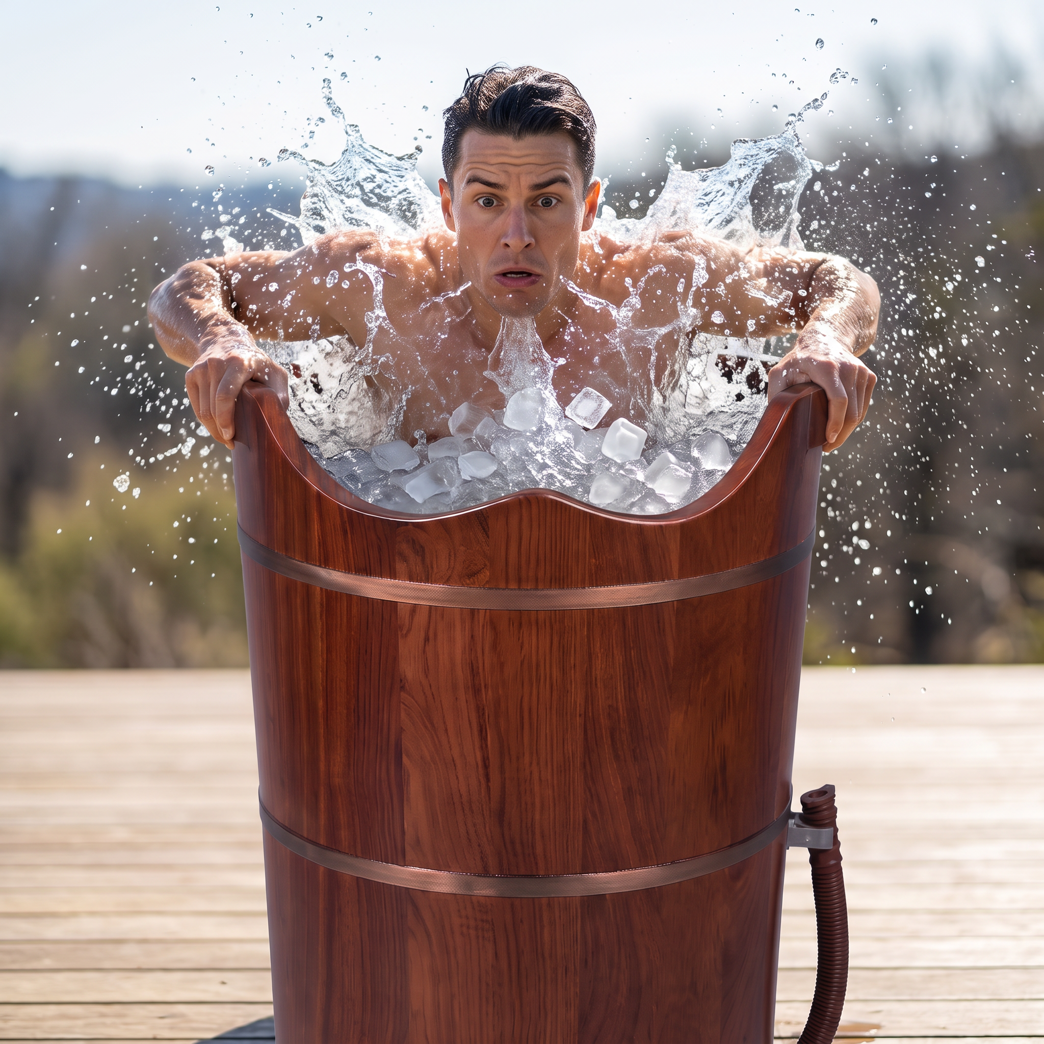 Cold Therapy – Wooden Foot Soak Revive