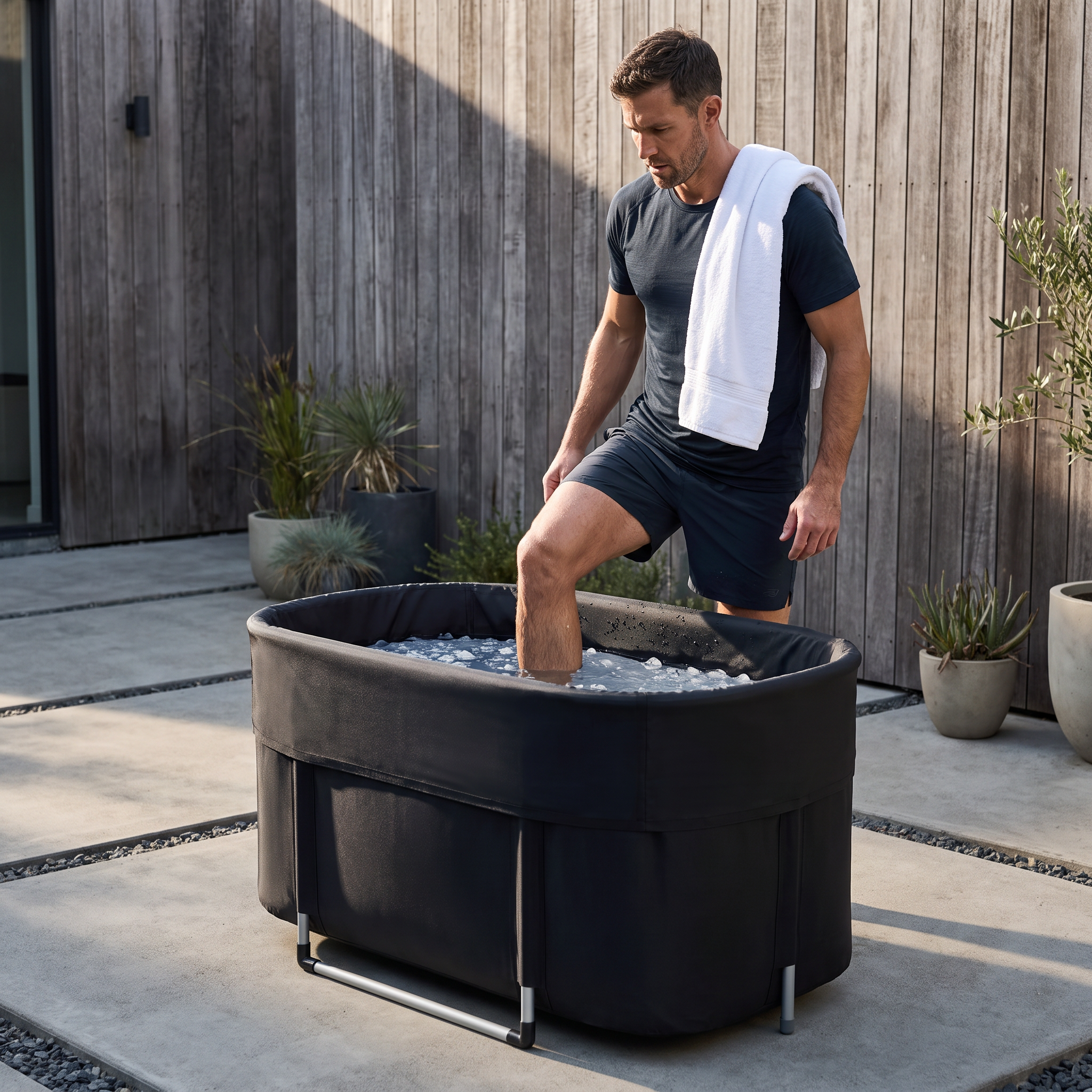 Metal Ice Bath – Floor-Standing Chill Reset