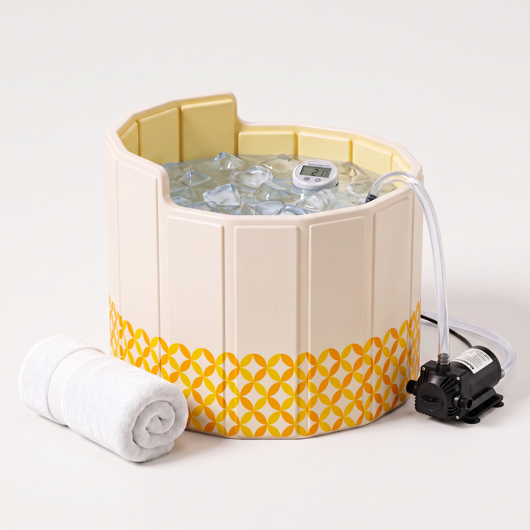 Cold Plunges – Yellow Round Refreshing