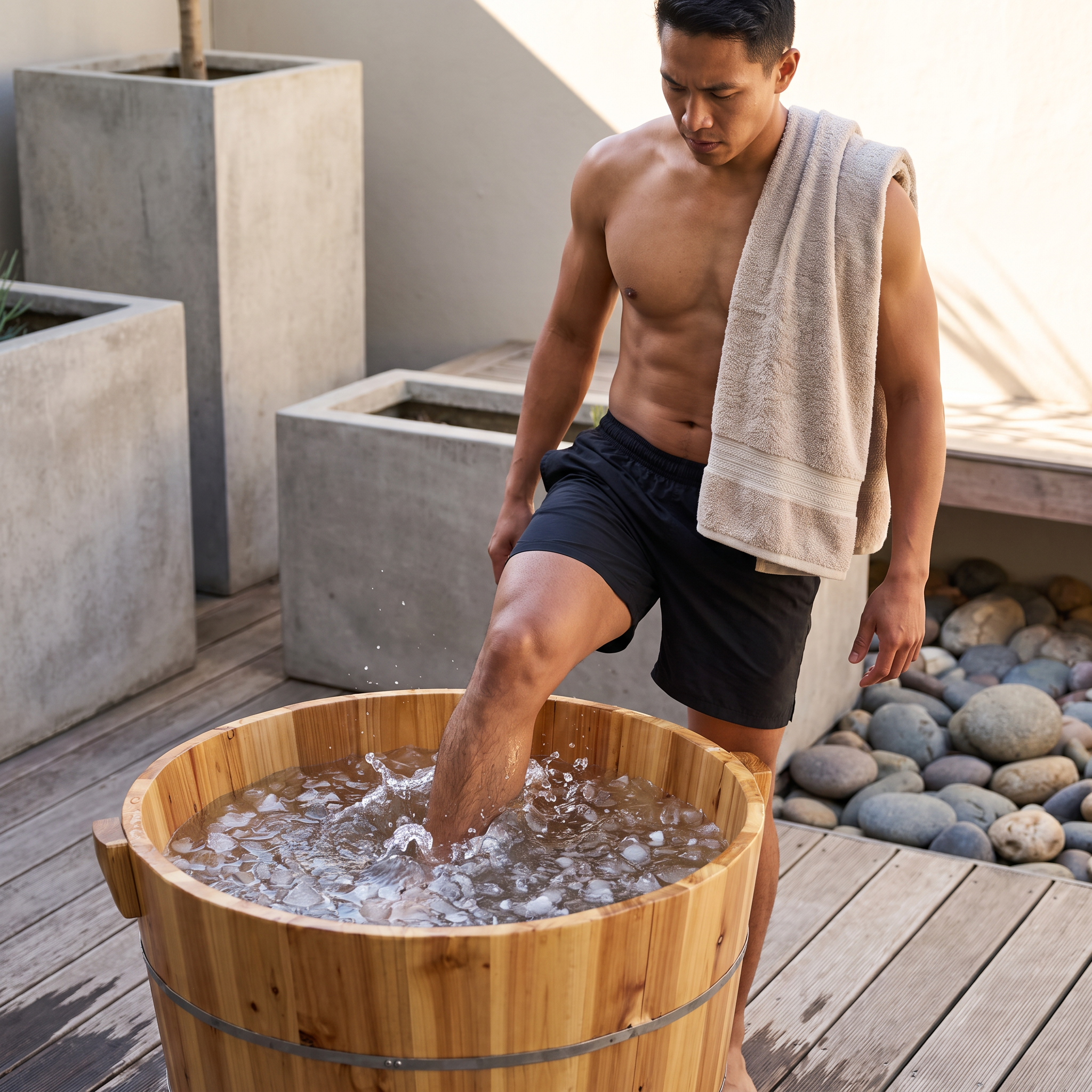 Ice Barrel – Round Fir Wood Chill Reset