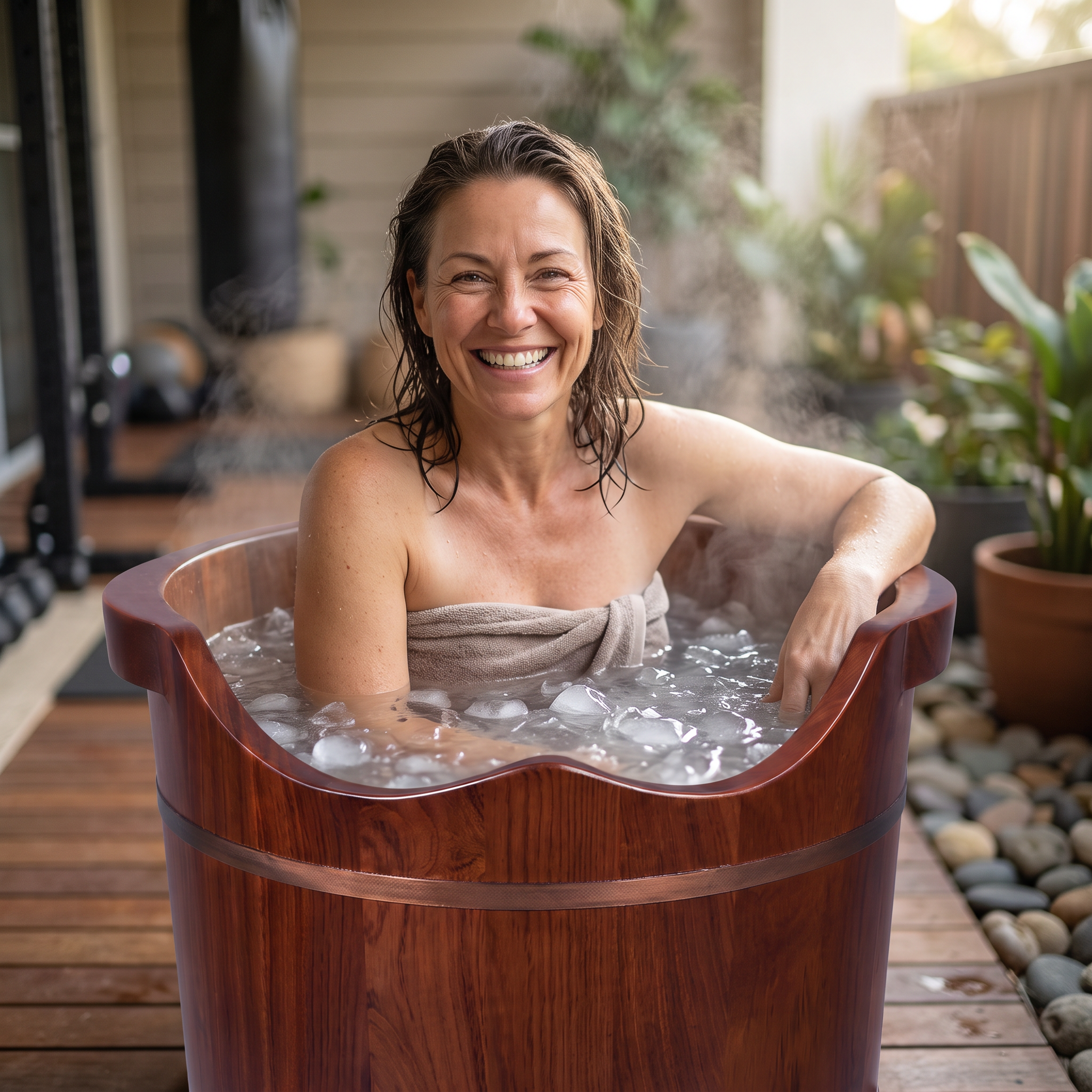 Cold Therapy – Wooden Foot Soak Revive