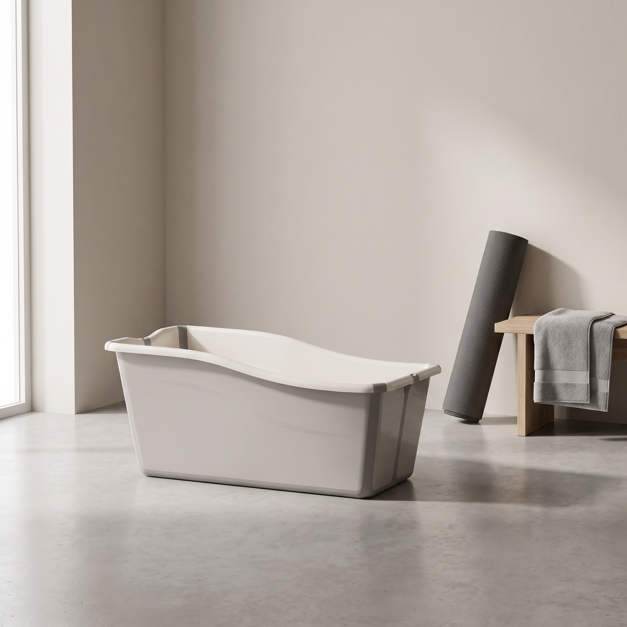 Lightweight Folding Bath Tub