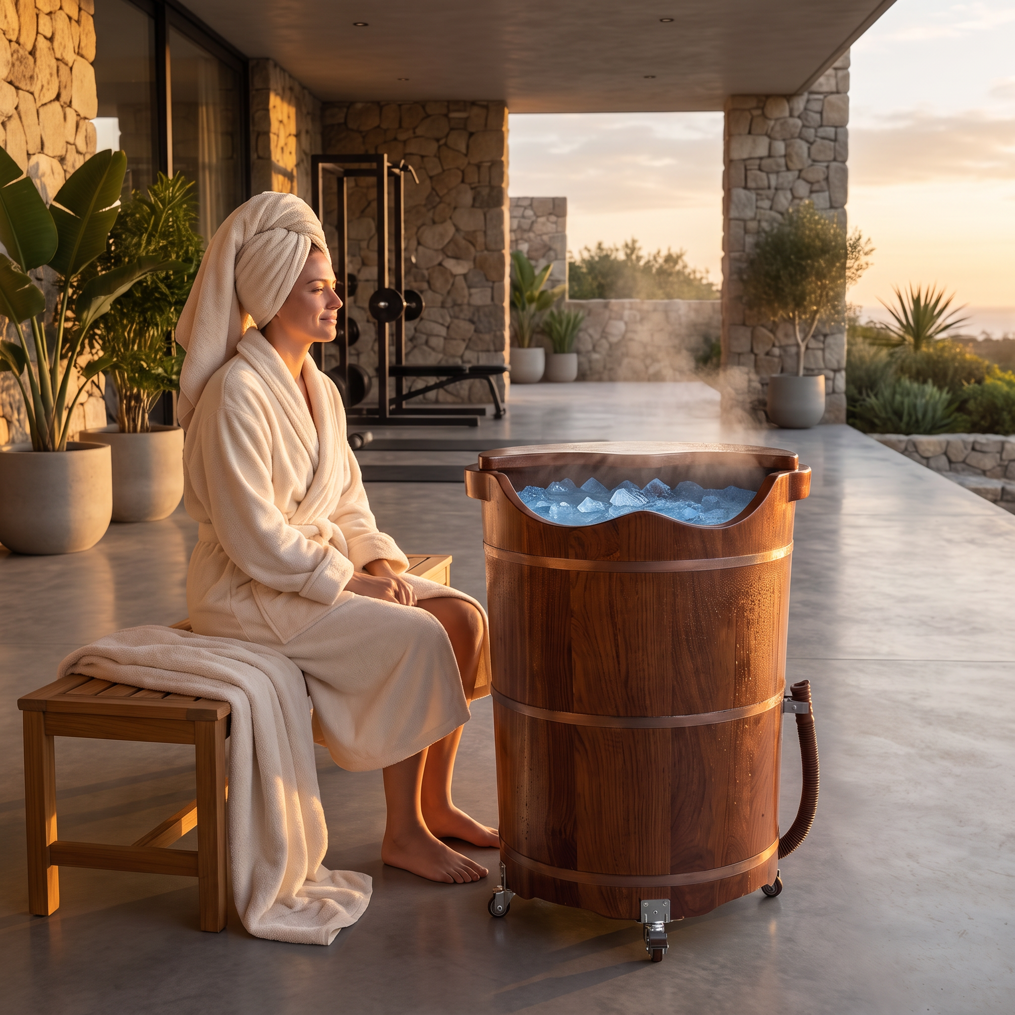 Cold Therapy – Wooden Foot Soak Revive