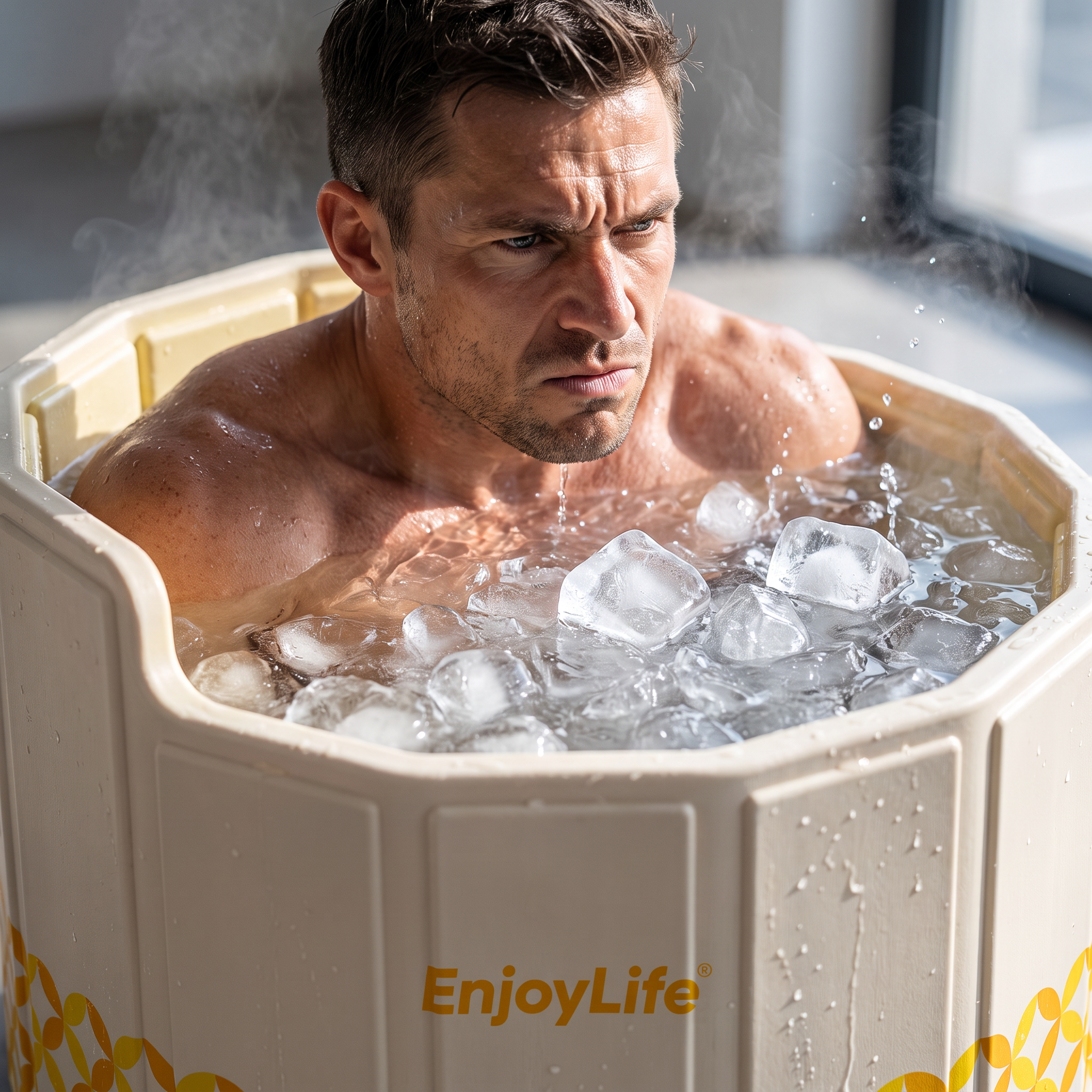 Cold Plunges – Yellow Round Refreshing