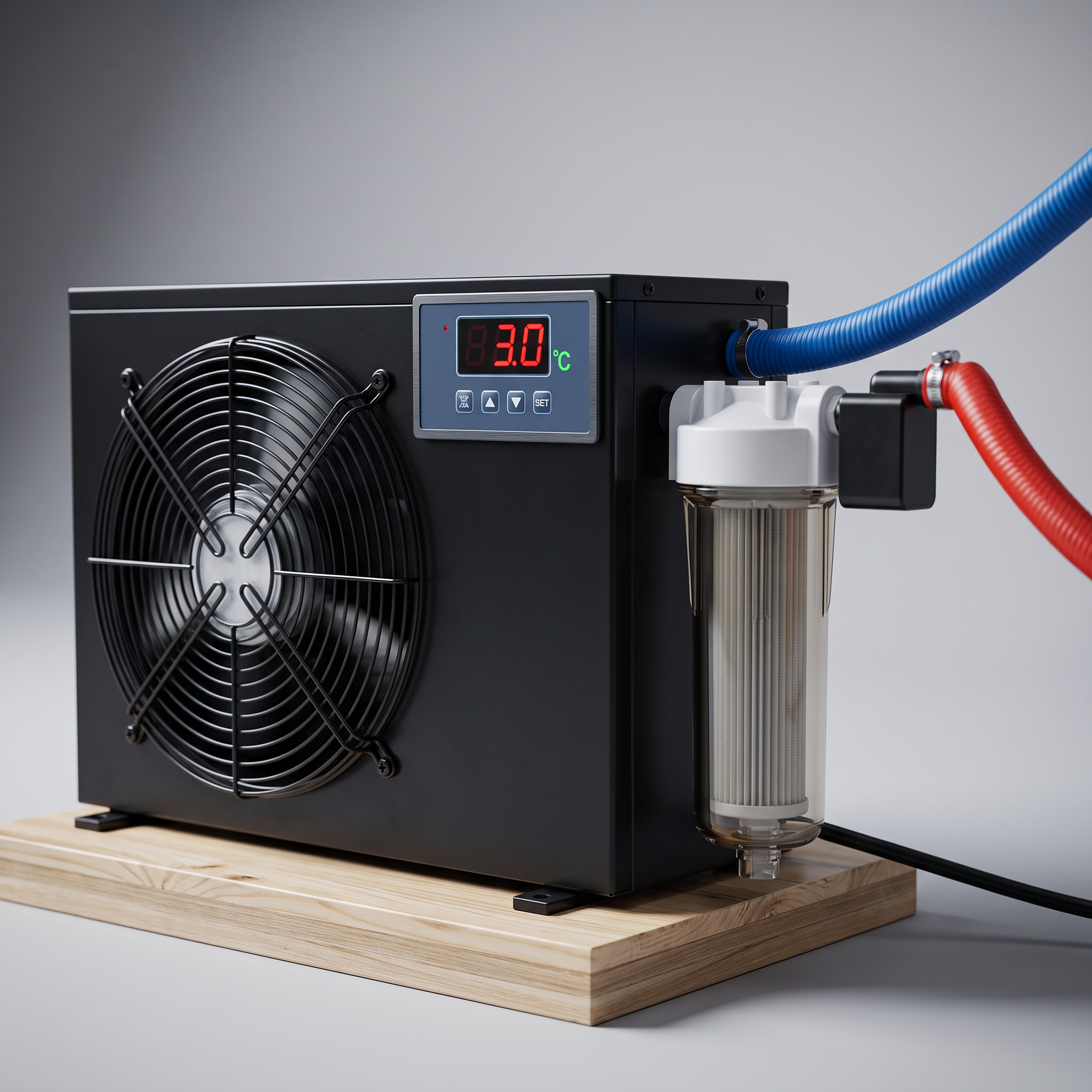 Ice Barrel with Chiller – Wooden Cold Plunge Refresh