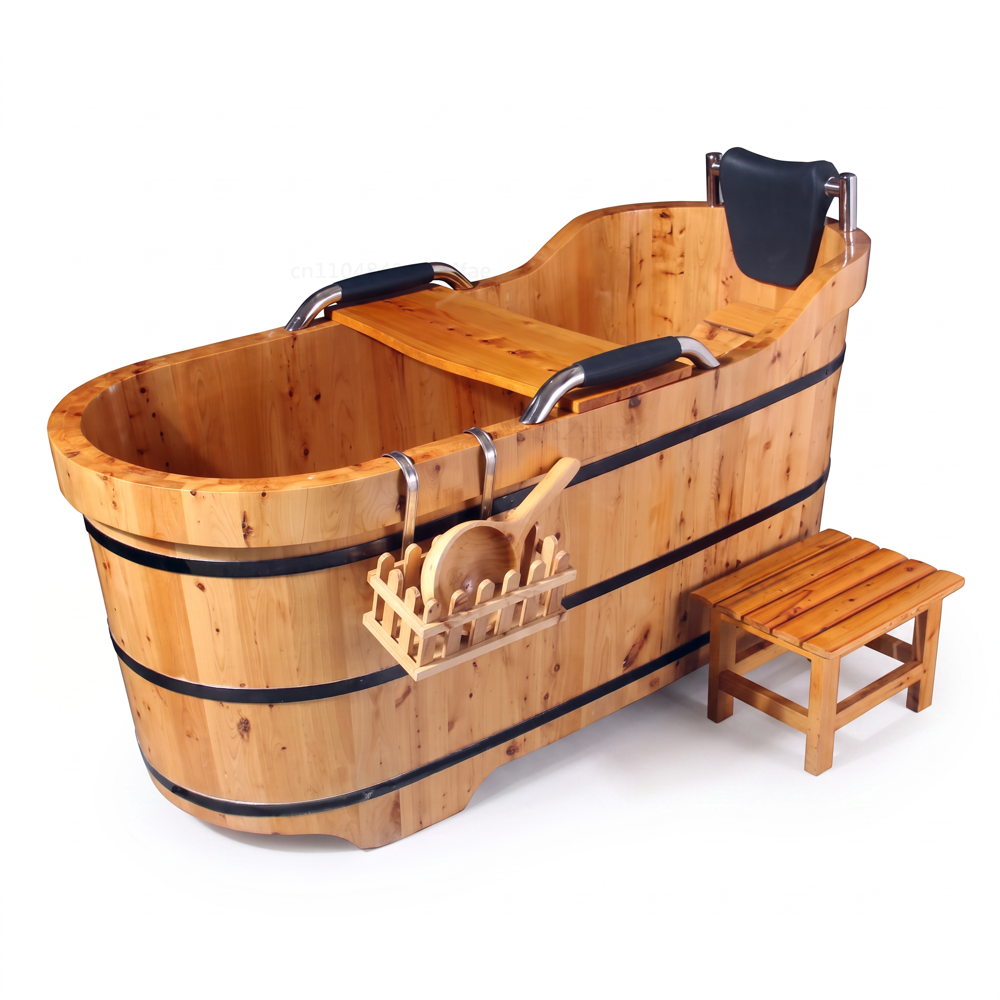 Solid Wood Bath Bucket
