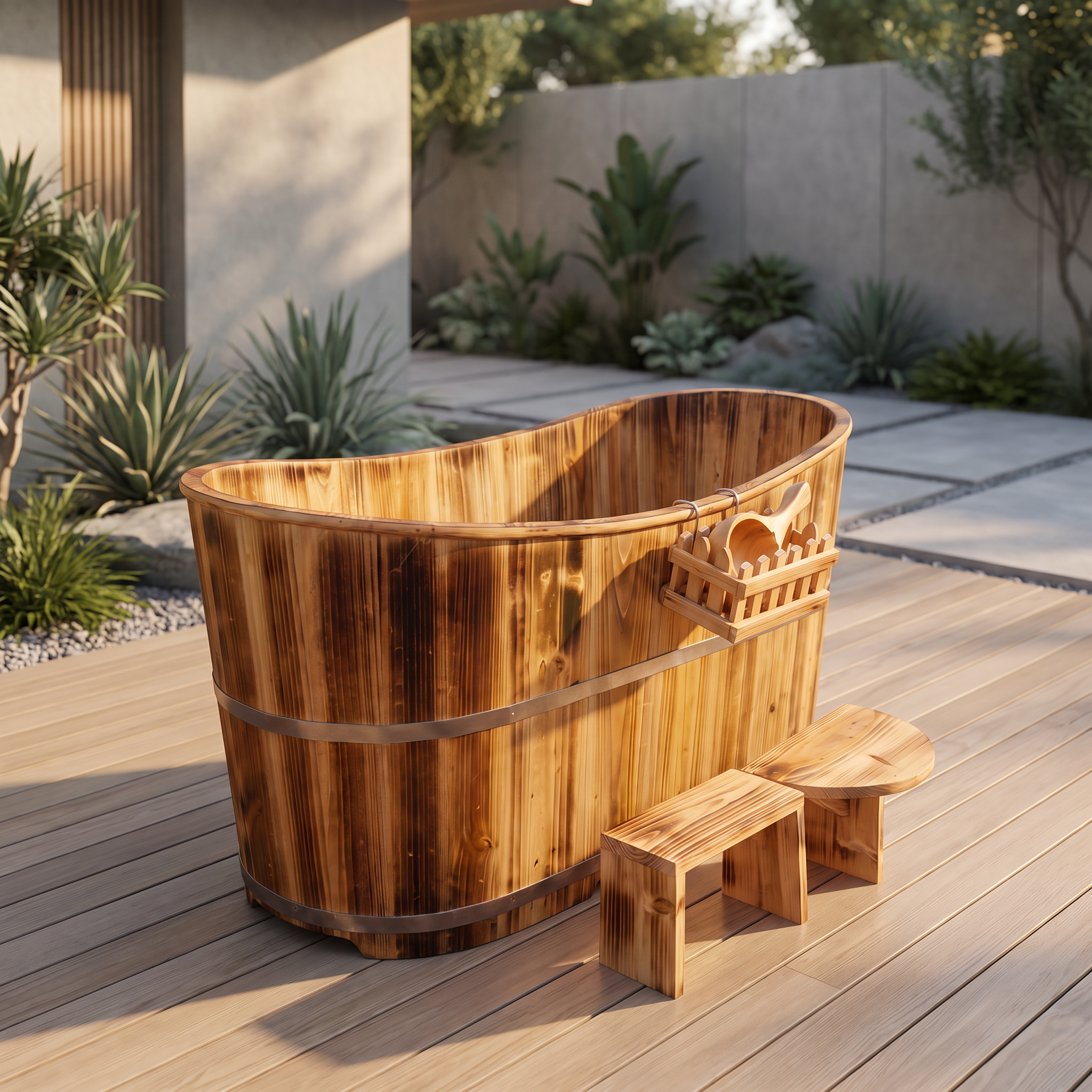 Barrel Ice Bath – Fir Wood Small Revive