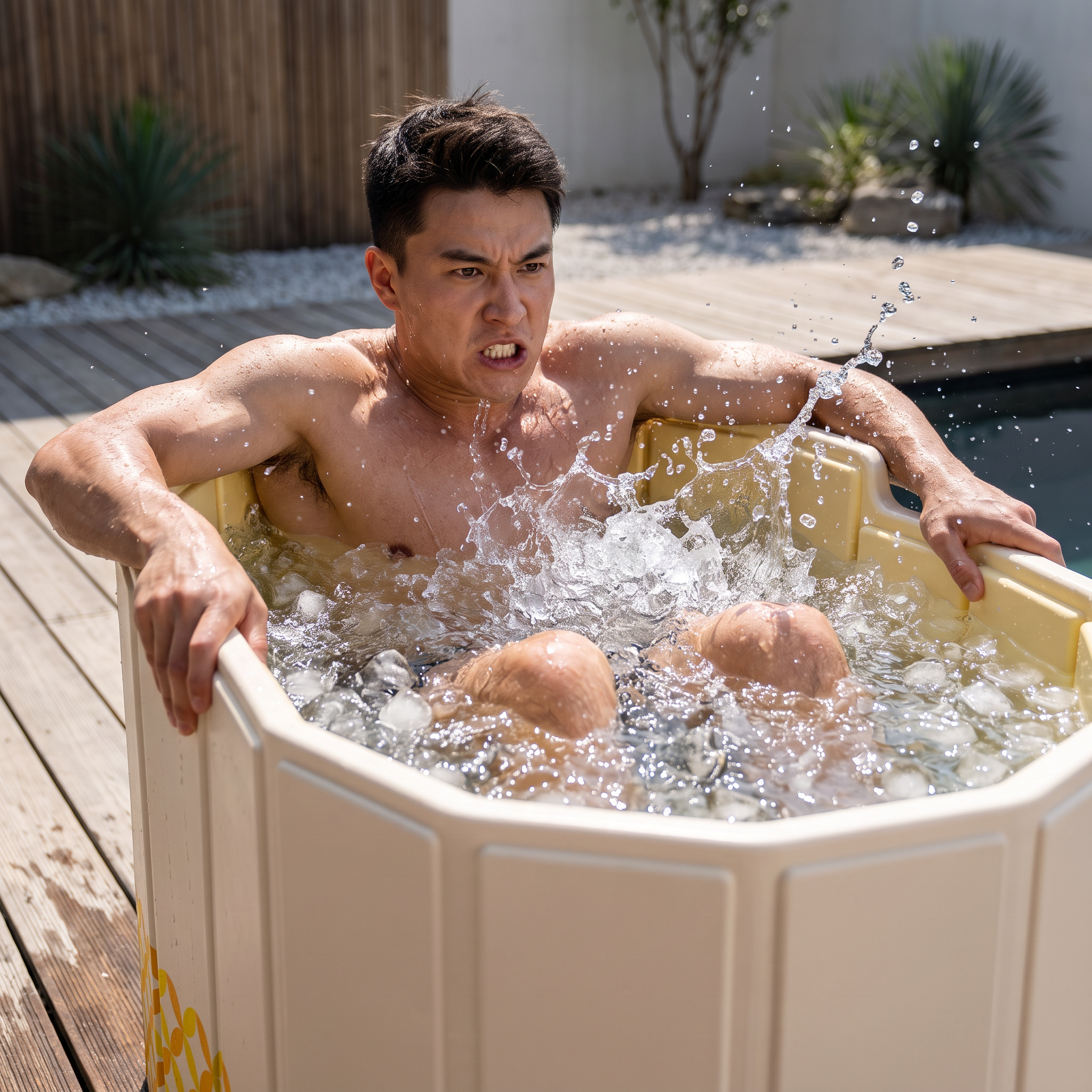 Cold Plunges – Yellow Round Refreshing