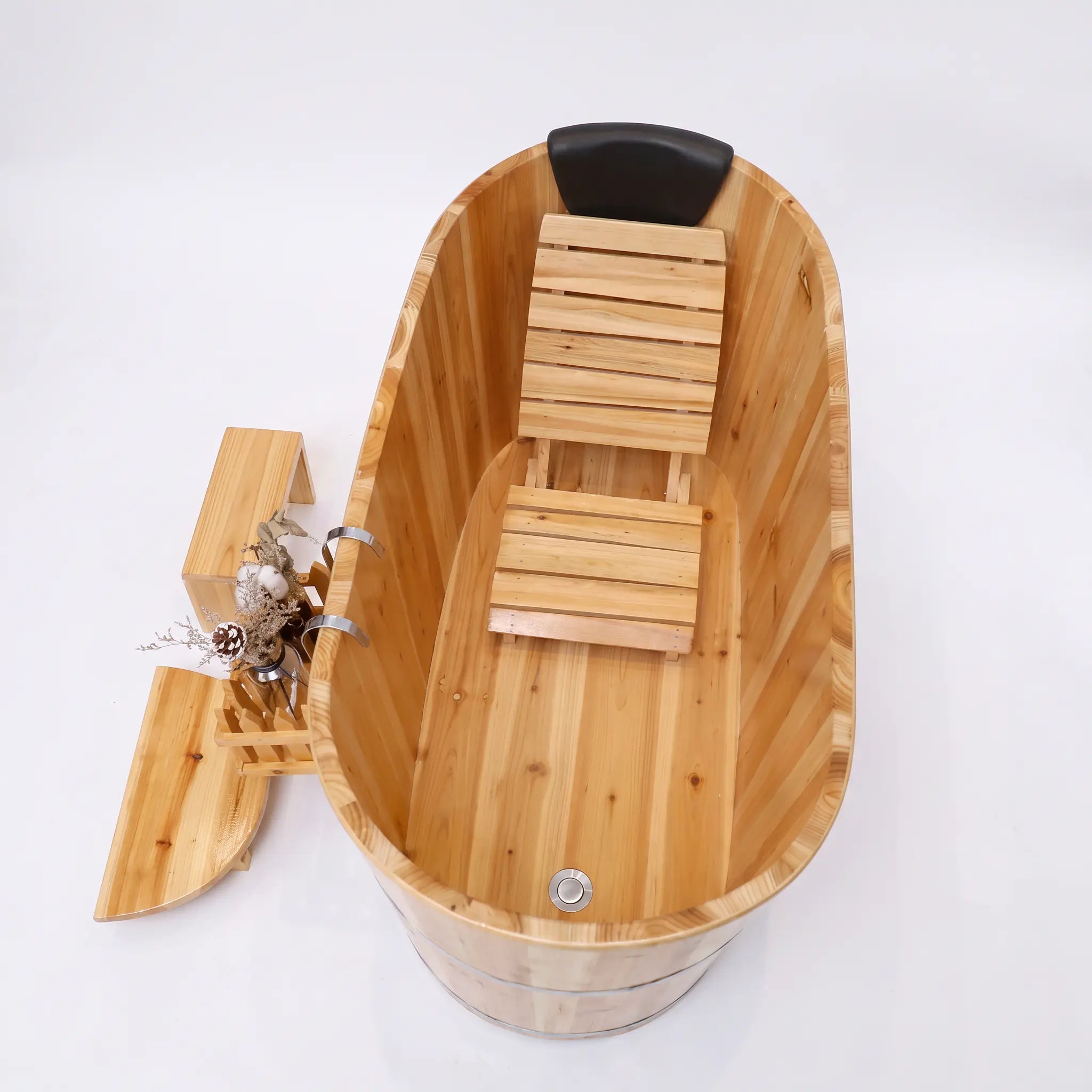 Fir Wood Bathing Barrel – Large