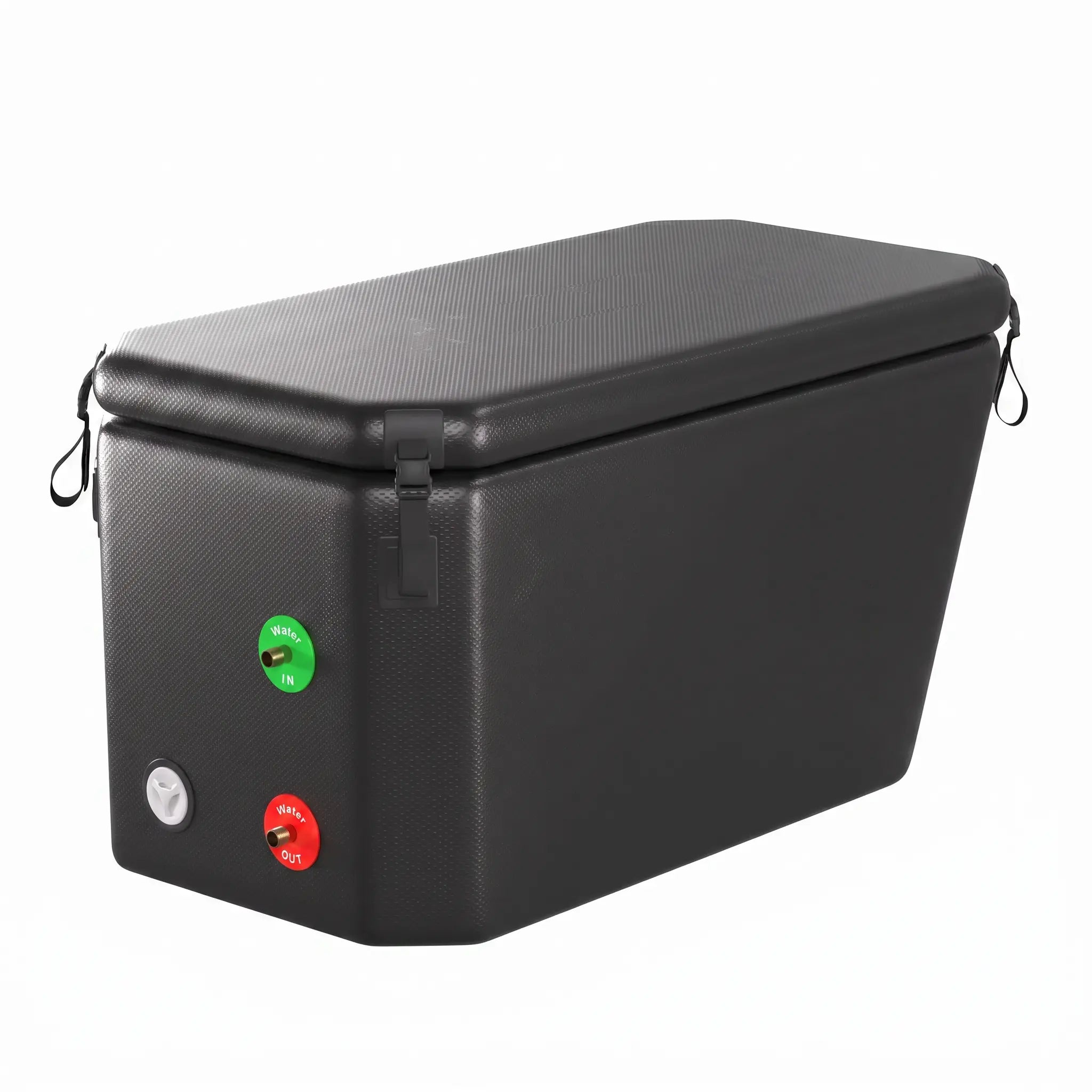 Angled Ice Bath Tub – Black